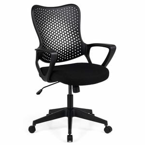 Costway Office Computer Desk Chair Padded Butterfly Backrest Adjustable