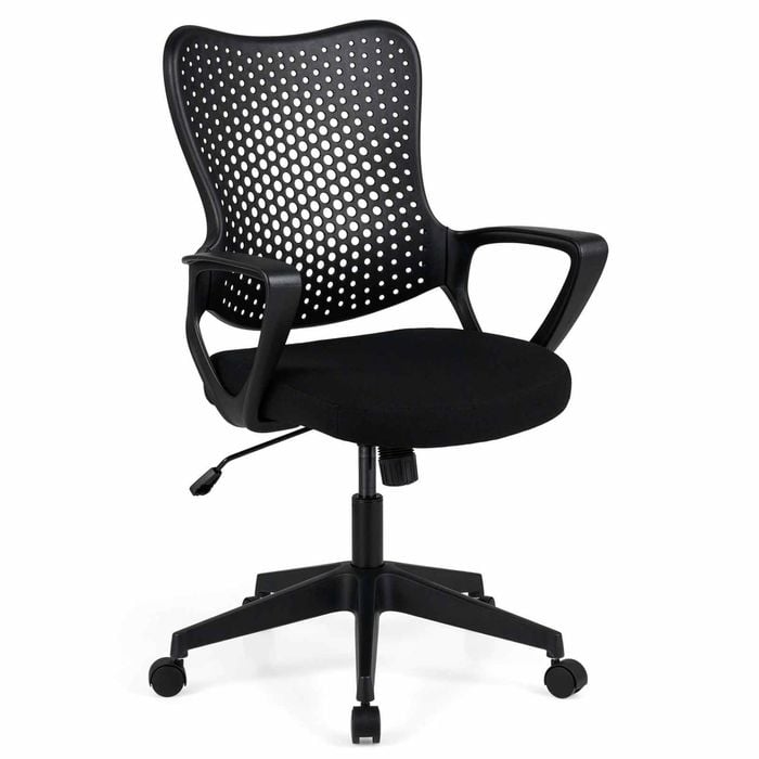 Costway Office Computer Desk Chair Padded Butterfly Backrest Adjustable