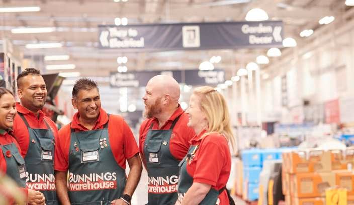 Bunnings Team Members in the Bunnings Pymble store