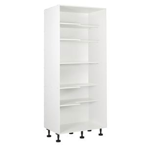 Kaboodle Kitset 1000mm White Blind Corner Pantry Carcass