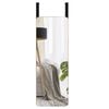 Costway Wall/door Hanging Mirror Curved Edge Bamboo Dressing Mirror