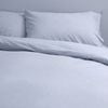 Canningvale Vintage Softwash Size Double Quilt Cover Set Misty Blue Melange