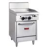 Thor Gas Freestanding Oven Range With Griddle Plate Tr-0-g24f Natural Gas 610x845x1175mm Kitchen Cooking Station Stainless Steel