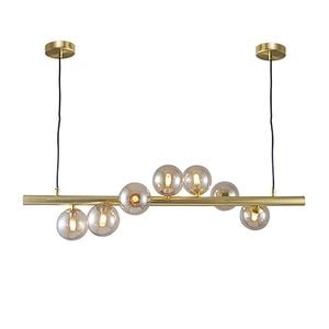 Vencha Midday 7 Light Bar Pendant - Gold