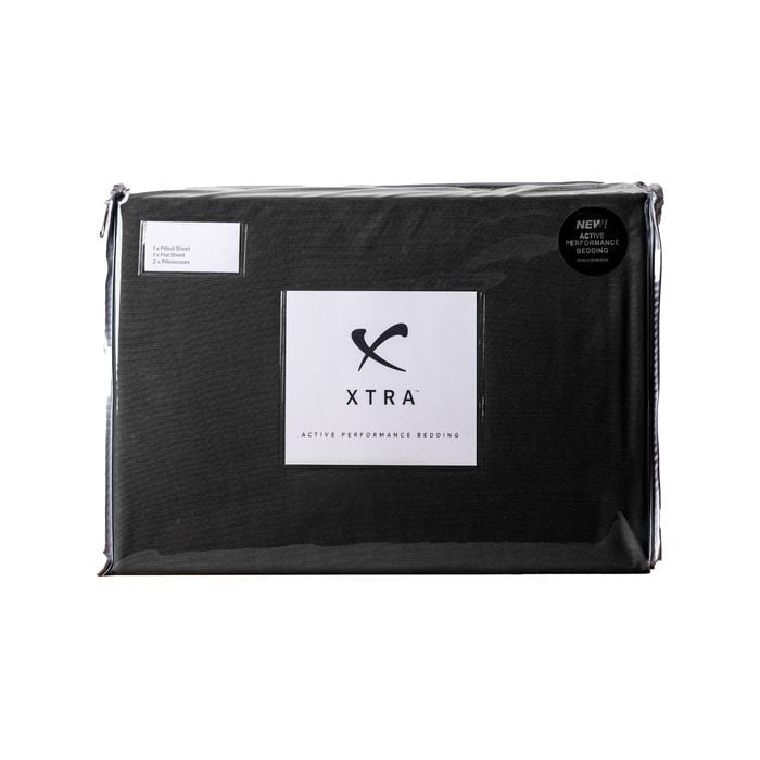 Xtra - Active Performance Sheet Sets King Single Black