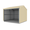 Absco Sheds 3.0 x 3.0 x 2.53m Classic Cream Rural Shed