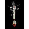 Vexed Bottom Meat 200g Hybrid Fishing Jig Bait Fishing Lure Silver Red Head Glow