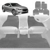 6D Diamond Car Floor Mats for Mazda 6 2008-2012-Full Set-Grey-Outback GT