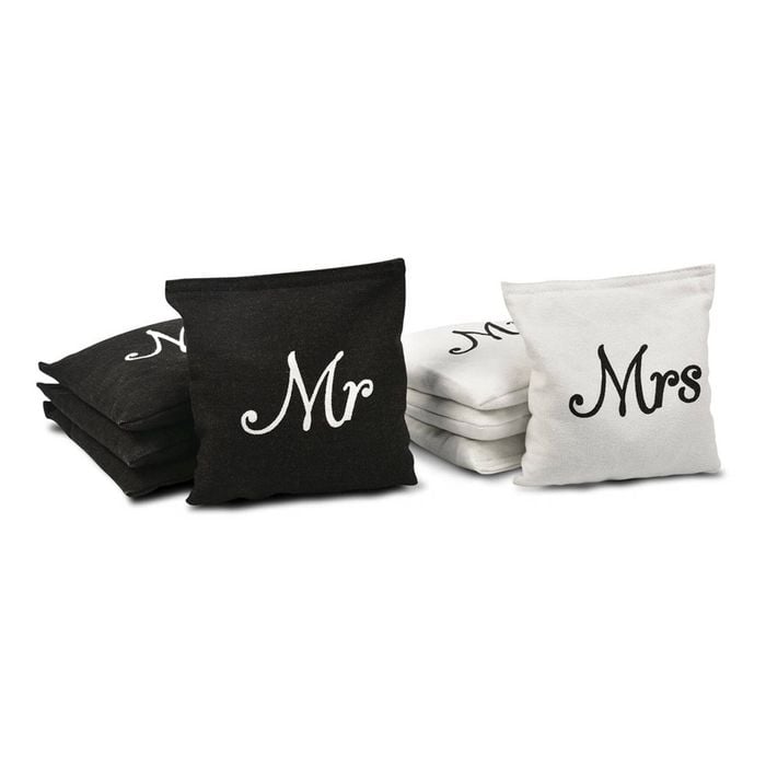 Premium Wedding Themed Cornhole Bag Set - Pack Of 8.