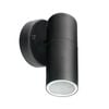  Brilliant Black Coolum Exterior Fixed Wall Light