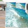 3D Blue Ocean Waves 294 Bed Pillowcases Quilt King Single Size
