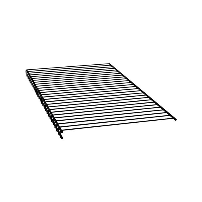 Flexi Storage Home Solutions 667 x 350mm Black Double Slot Back Wire Shelf 'B'