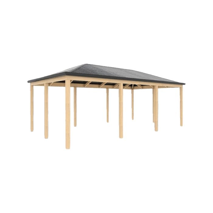Softwoods 7.2 x 4.9m Gazebo Kit with Hip Ends