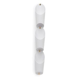 Umbra Floralink Wall Vessel White 10x10x69cm