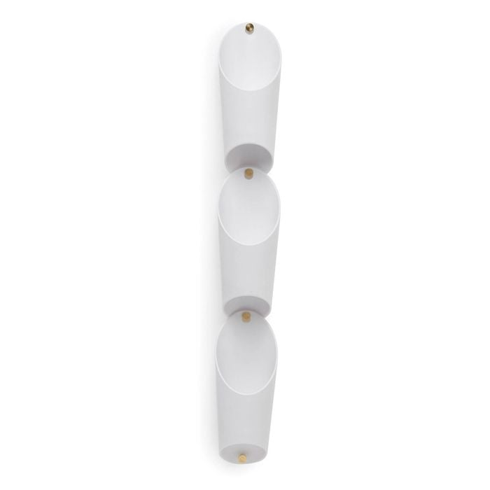 Umbra Floralink Wall Vessel White 10x10x69cm