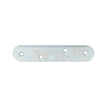 Carinya 97 x 20 x 2mm Zinc Round Edge Mending Plate