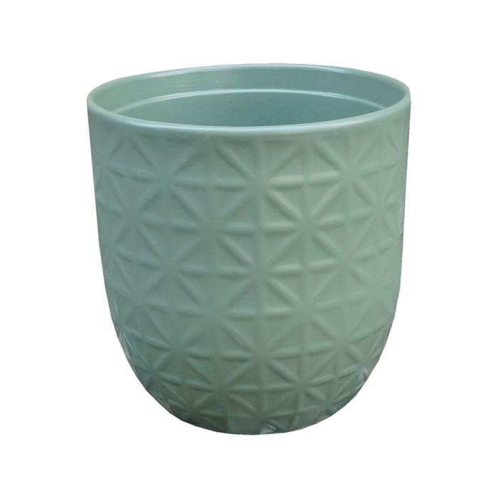 Northcote Pottery 17cm Sage Ava Star Egg Pot