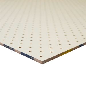 IBS Mini Panel 1200 x 1200 x 4.8mm White Pegboard