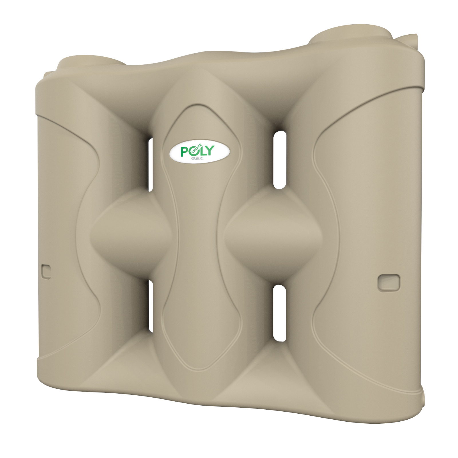 Polymaster 2000L Slimline PolyChoice Water Tank - Monument thumbnail 2