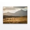 Group of Animals in a Field   Print 100% Australian Made 90 x 60cm  (Stretched)