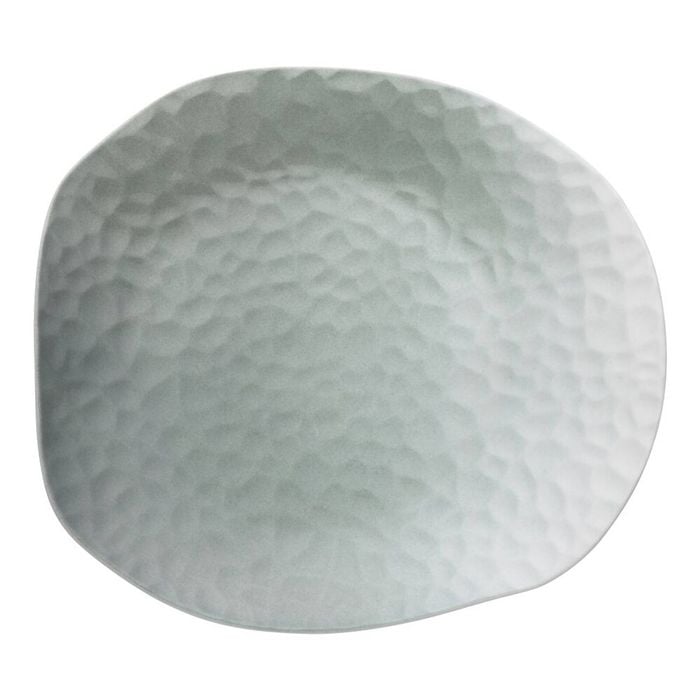 Ecology Lightweight Reactive Glaze Porcelain Oyster Serving Bowl 30x28cm Meadow
