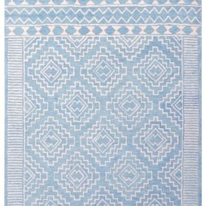 Modern Handmade Wool Rug - Cairo 6209aqua - 190x280cm