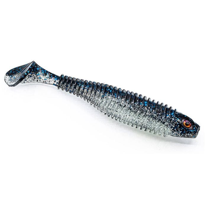 Chasebaits 3-Inch Paddle Baits Soft Plastic Fishing Lures - BRUISER