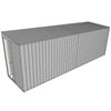 Build-a-Shed 1.5 x 6 x 2m Skillion Shed without Side Doors - Zinc
