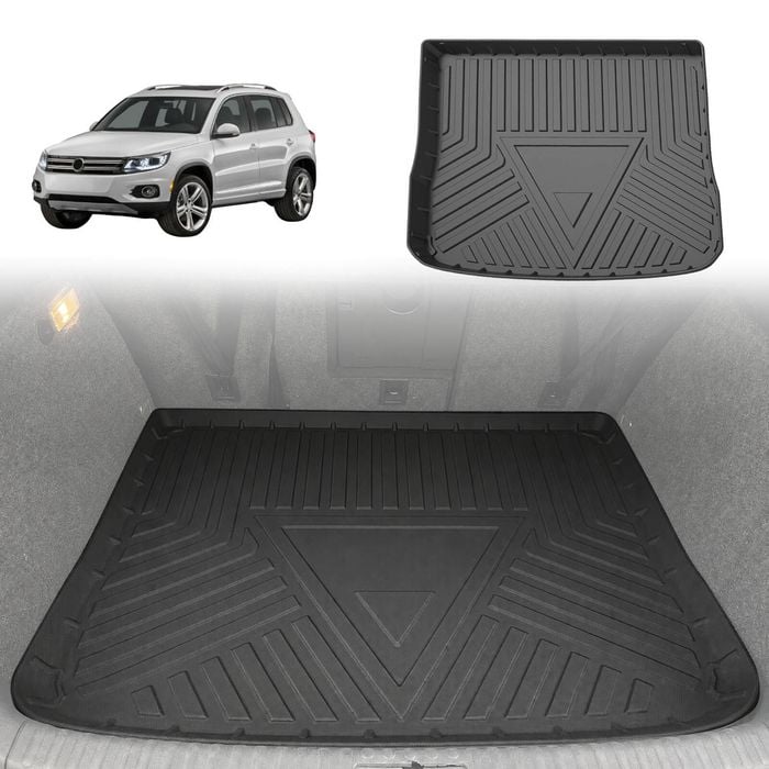 AUSGO Boot Liner for Volkswagen Tiguan 2008-2016 Cargo Trunk Mat Boot Mat