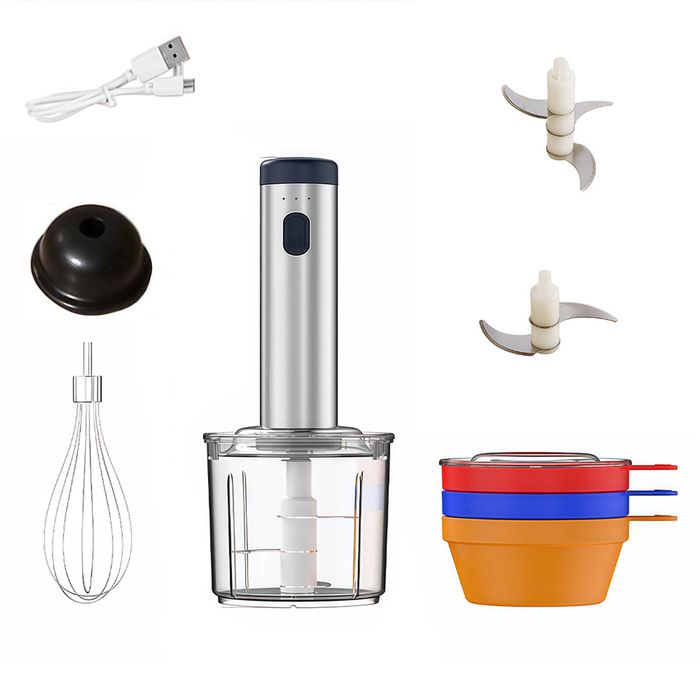 Catzon Rechargeable Mini Food Chopper For Kitchen With Egg Beater