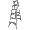 Indalex 1.8m 180kg Pro Series Industrial Aluminium Double Sided Step Ladder