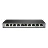 D-Link DGS-F1010P-E 10-Port Gigabit PoE Switch With 8 Long Reach PoE Ports and 2 Uplink Ports