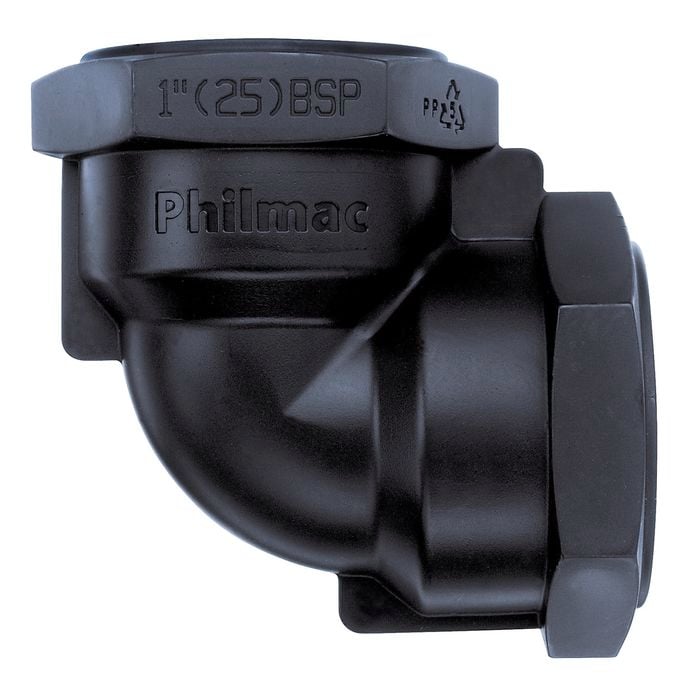 Marley Philmac 3⁄4" Black Fi/Fi Threaded Elbow