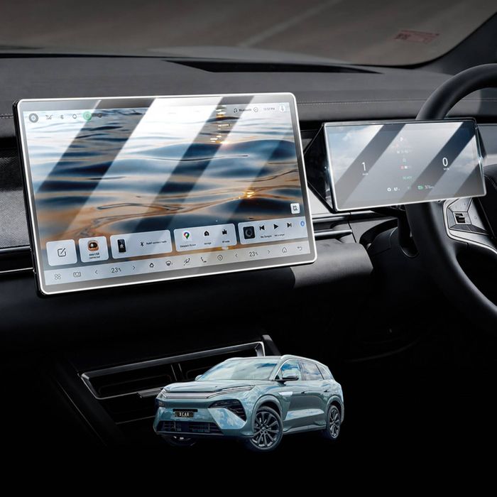 Tempered Glass Screen Protector Set for BYD SEALION 8 2026-Onwards Dash Centre Console Cover