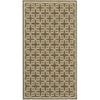 Hufflett 80 x 150cm Silver Hatch Ceduna Polypropylene Flat Weave Rug
