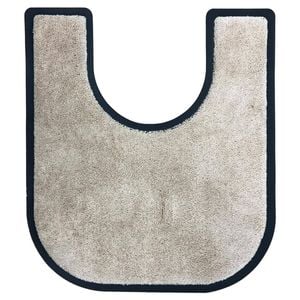 BetterLiving Toilet Surround Mat, Beige, 74x66 cm with Cut Out