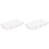 2x 2pc The Peanutshell Whisper Butterfly Bassinet Sheets Baby Nursery Decor