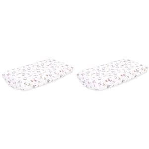 2x 2pc The Peanutshell Whisper Butterfly Bassinet Sheets Baby Nursery Decor