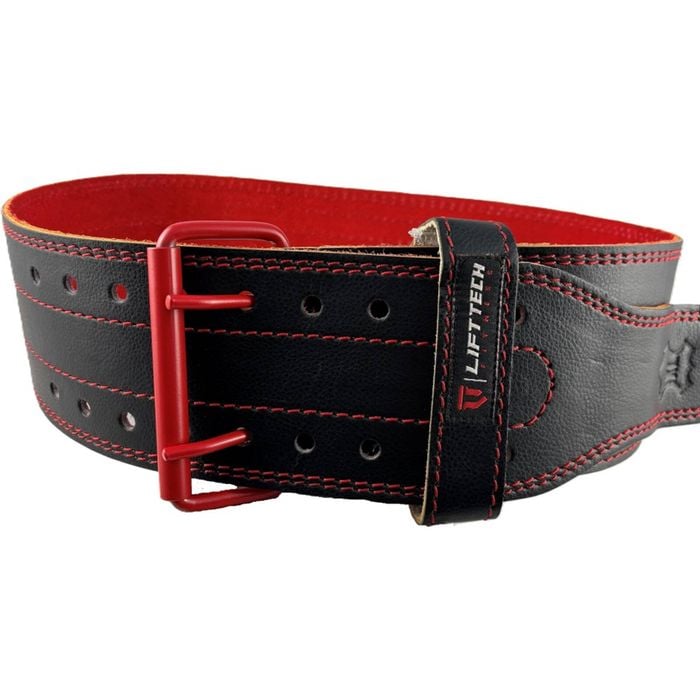 Lift-tech Elite Pro Leather Heavy Weight Lifting Belt Black 4in Small