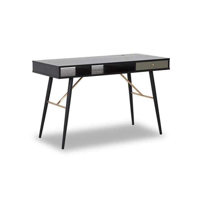 Modern Furniture OMARI Study Desk 117cm - Black & Green