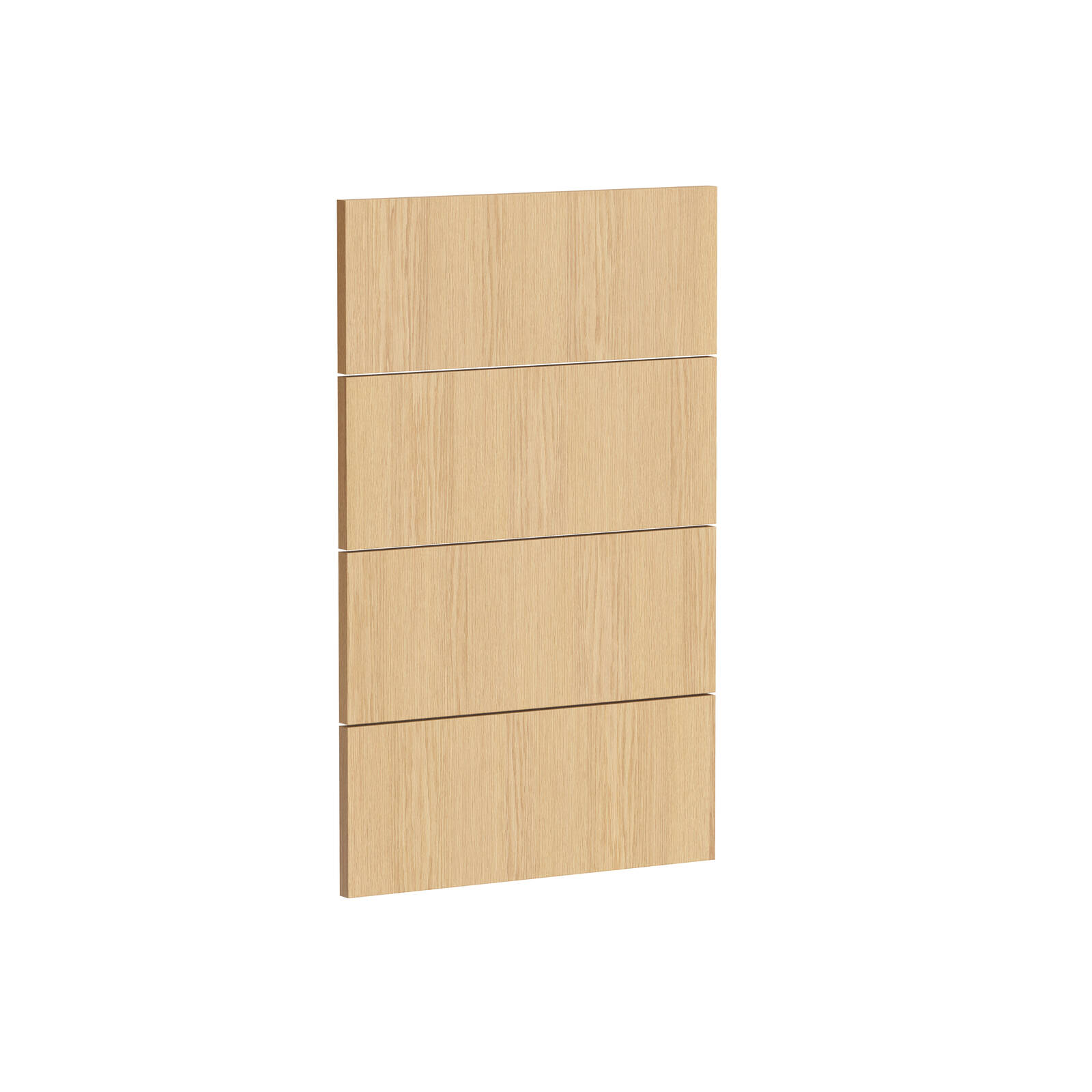Kaboodle 450mm Oak Latte Modern 4 Drawer Panels