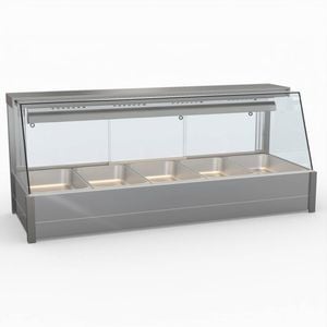 Bonvue Angled Countertop Wet And Dry Bain Marie  - Hot Bain Marie (bm17tc)