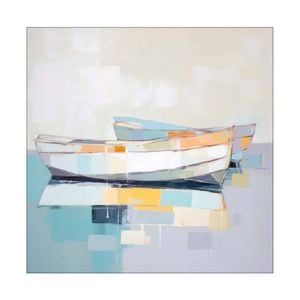 Artey | Maritime Tranquility I - Stretched Canvas - Stretched Canvas - 100 x 100cm