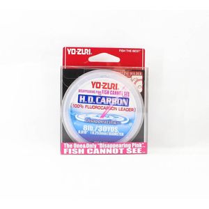 Yo Zuri H.D Carbon 30yds Pink Fluorocarbon Fishing Leader 8lb