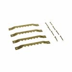 Everhang Brass Plated Picture Hanging Frame Claw - 4 Pack