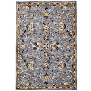 Traditional Handmade Wool Rug-Texas 6342-Grey-160x230cm