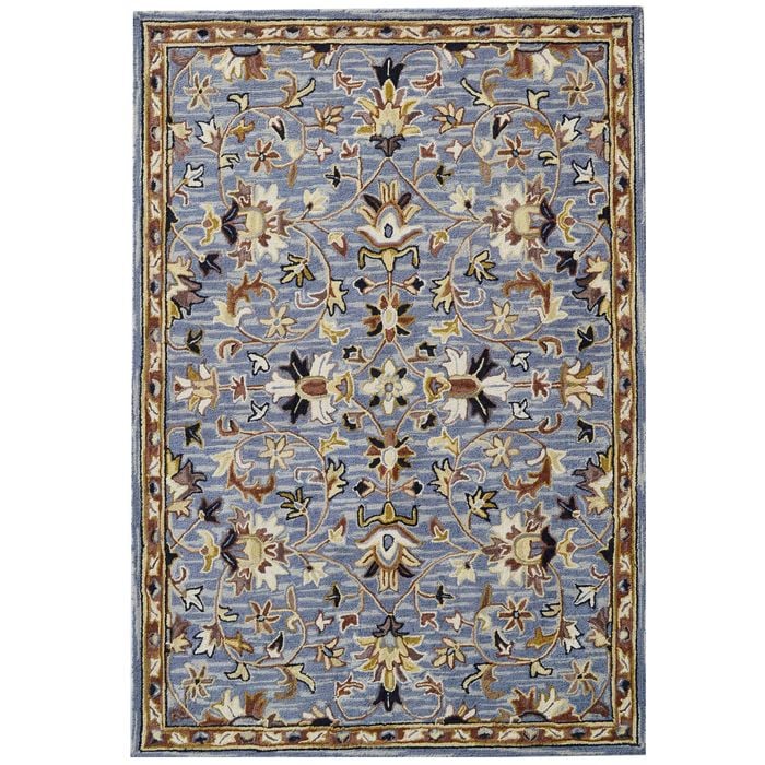 Traditional Handmade Wool Rug-Texas 6342-Grey-160x230cm