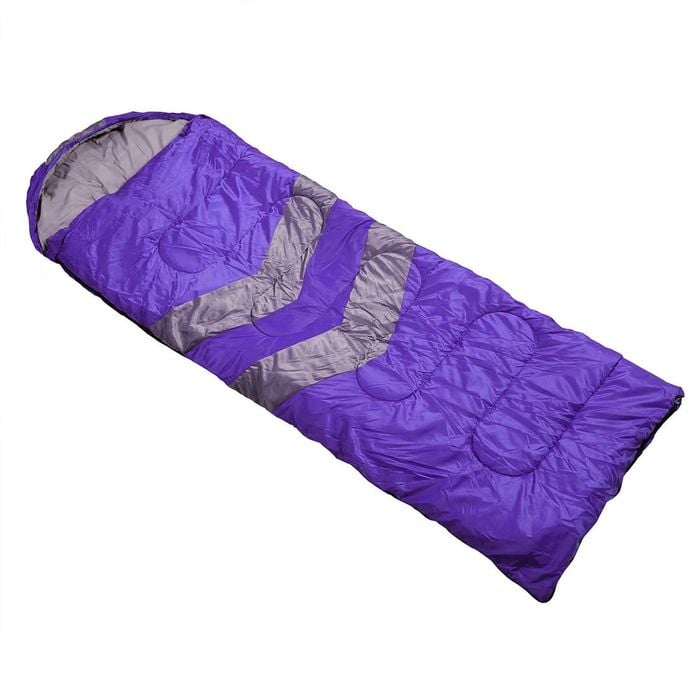 Mountview Camping Sleeping Bag -10℃ Single Purple