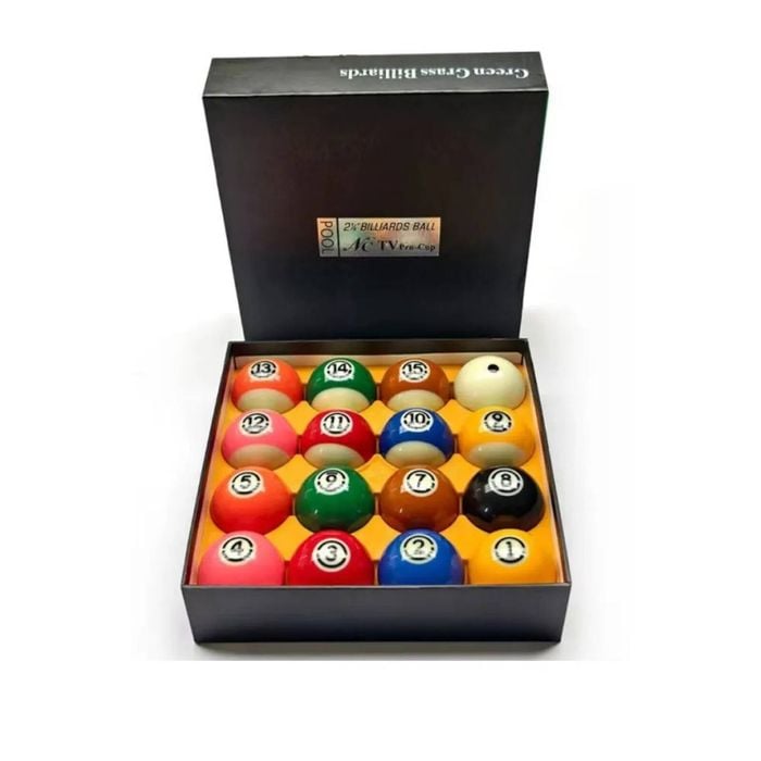 TOPONE NC Black Gold Diamond TV Billiards Ball 2-1/4IN