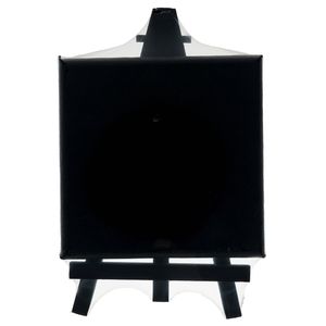 All Set 100 x 100mm Black Square Canvas Easel Set